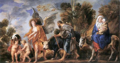 Jacob Jordaens, Flucht nach Ägypten, 1640