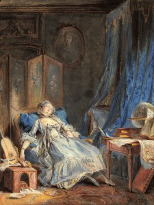 Pierre Antoine Boudouin, La Lecture (1760)